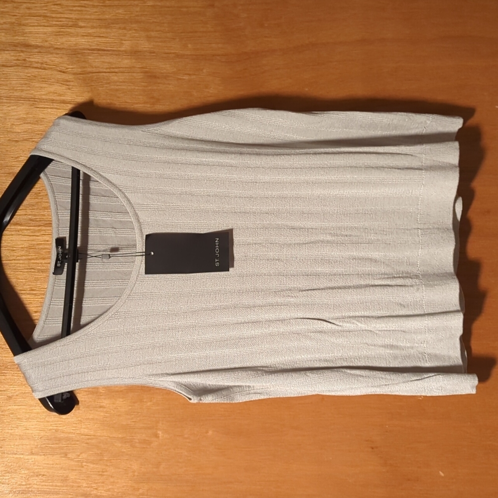 St. John sleeveless top